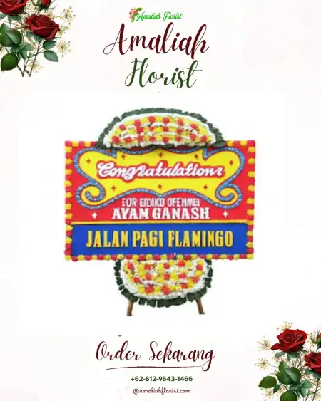 Sewa Papan Bunga Sanda